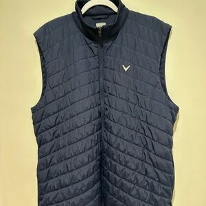 Callaway Men's Dark Blue Quilted Vest